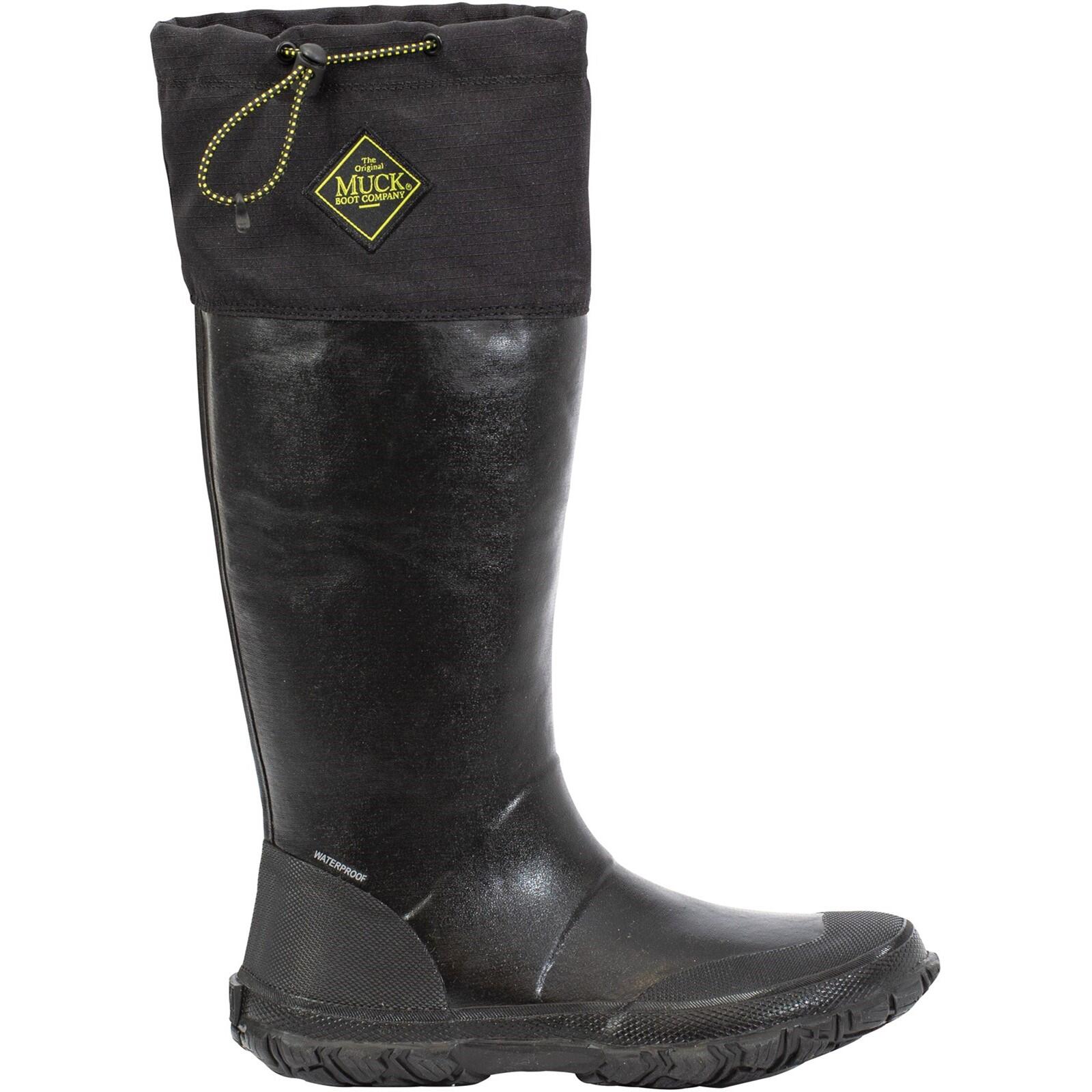 MUCK BOOTS Forager Tall Textile/Weather Wellingtons BLACK