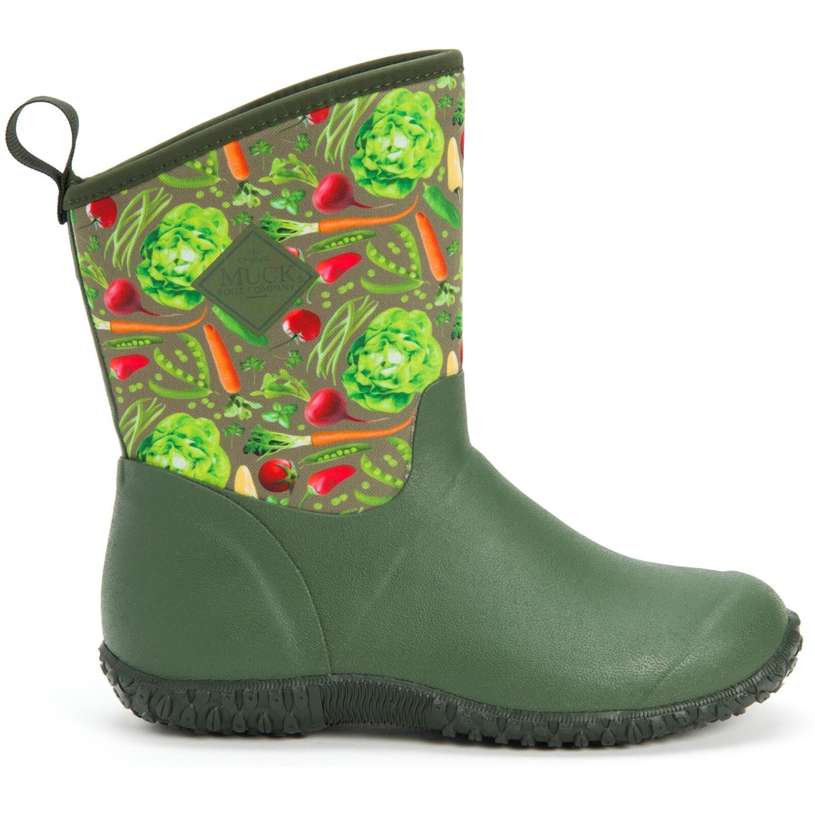 MUCK BOOTS Muckster II Mid Textile/Weather Wellingtons GREEN