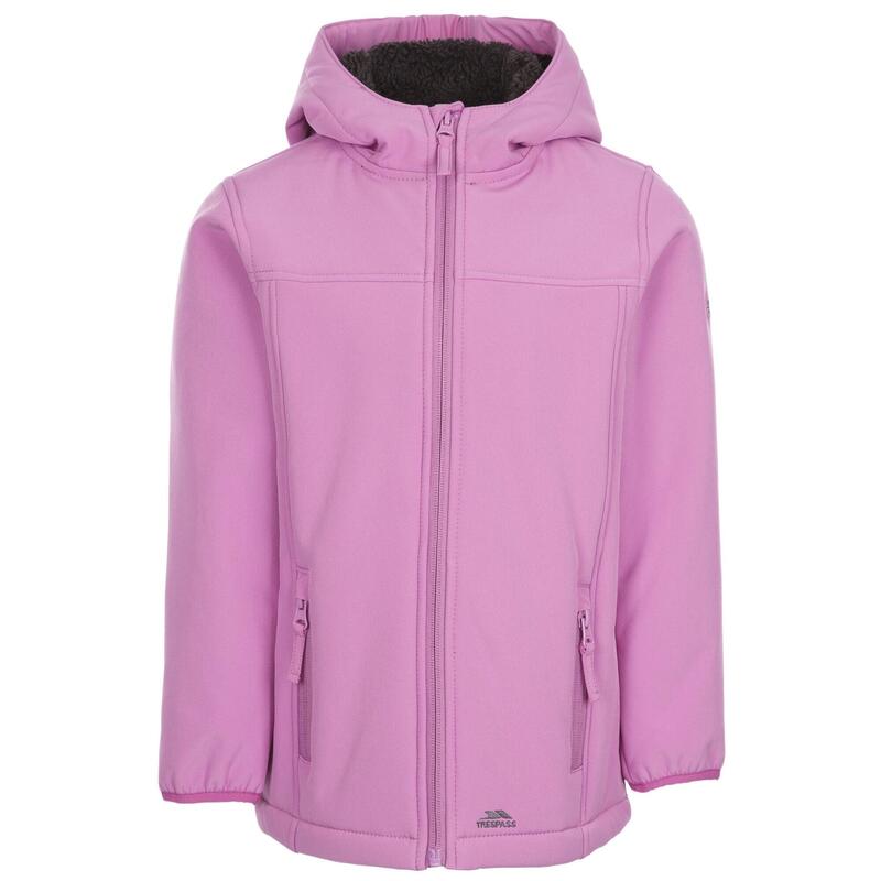 Chaqueta Softshell Kristen para Niños/Niñas Gris Oscuro