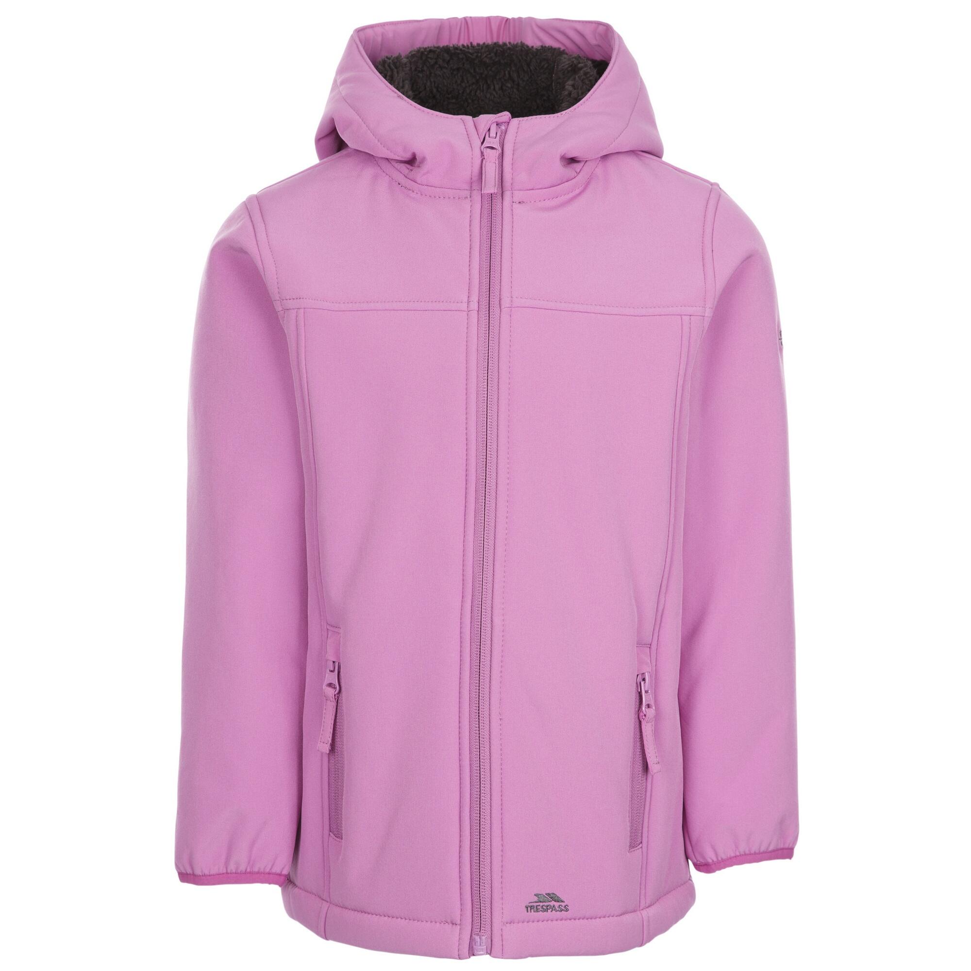 KRISTEN Kids' Softshell Jacket (Dark Pink)