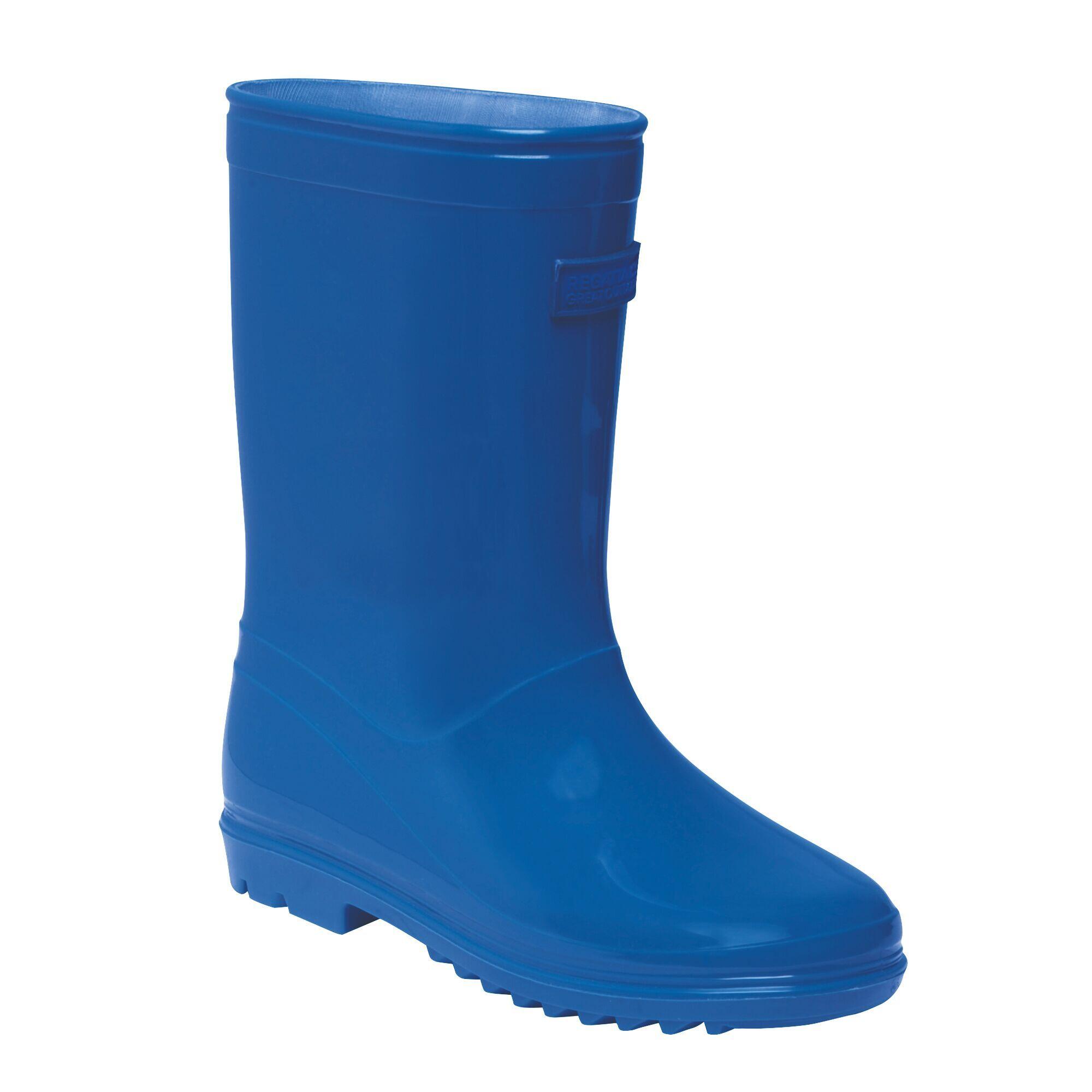 Childrens/Kids Wenlock Wellington Boots (Nautical Blue) 1/5