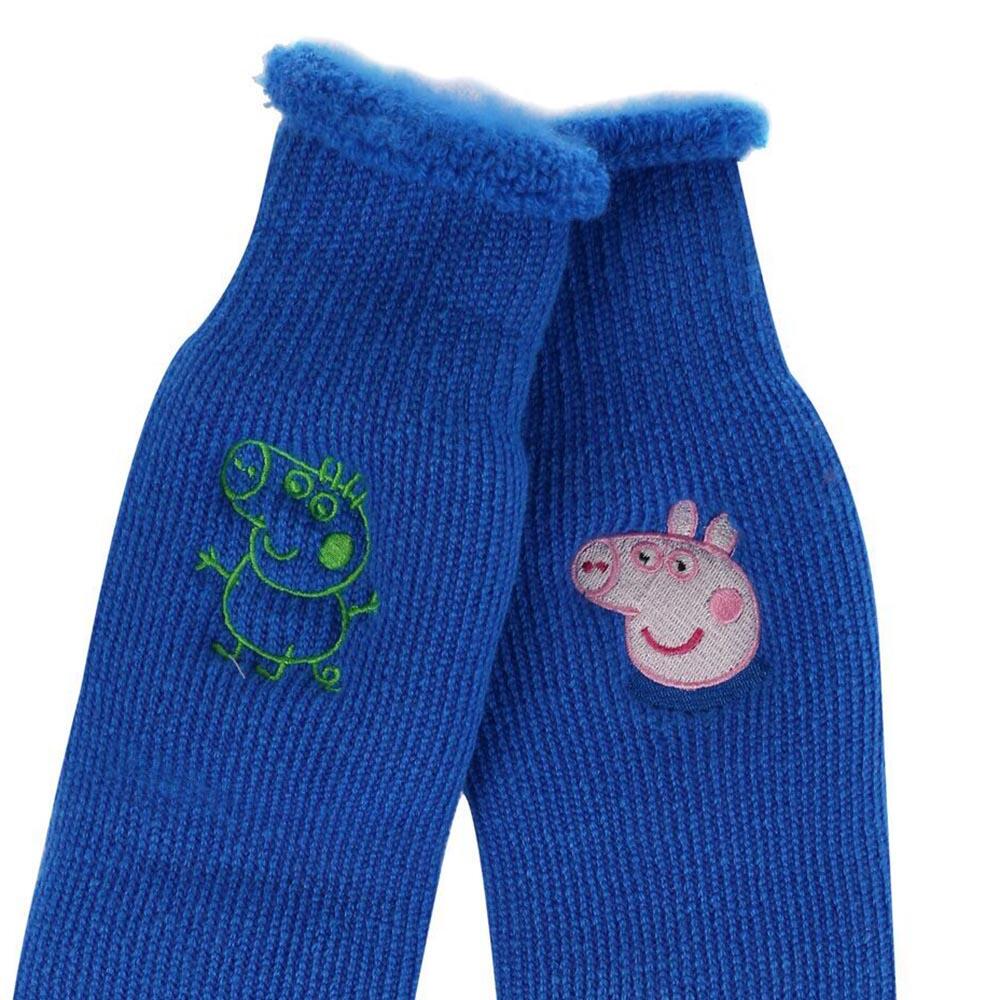 Childrens/Kids Peppa Pig Boot Socks (Pack of 2) (Blue) 2/3
