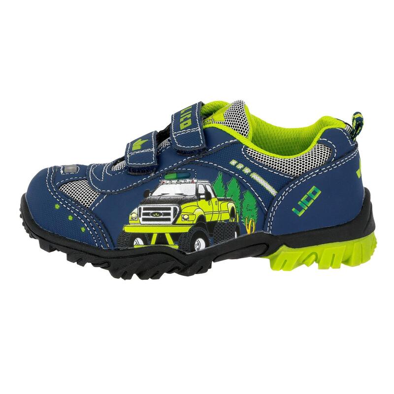 Freitzeitschuh blau Jungen Freizeitschuh Monstertruck V Blinky