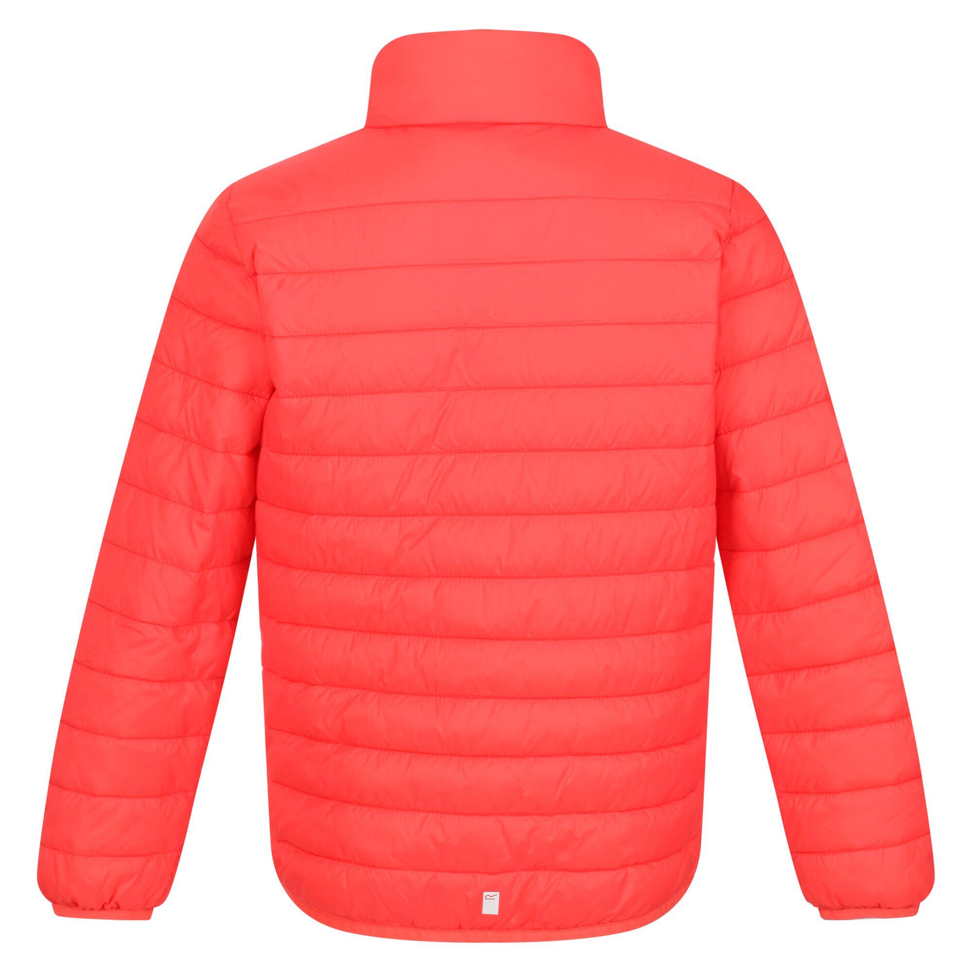 Childrens/Kids Hillpack Quilted Insulated Jacket (Neon Peach) 2/5