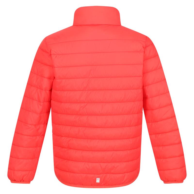 Kinder/Kids Hillpack Gewatteerd Geïsoleerd Jasje (Neon Peach)