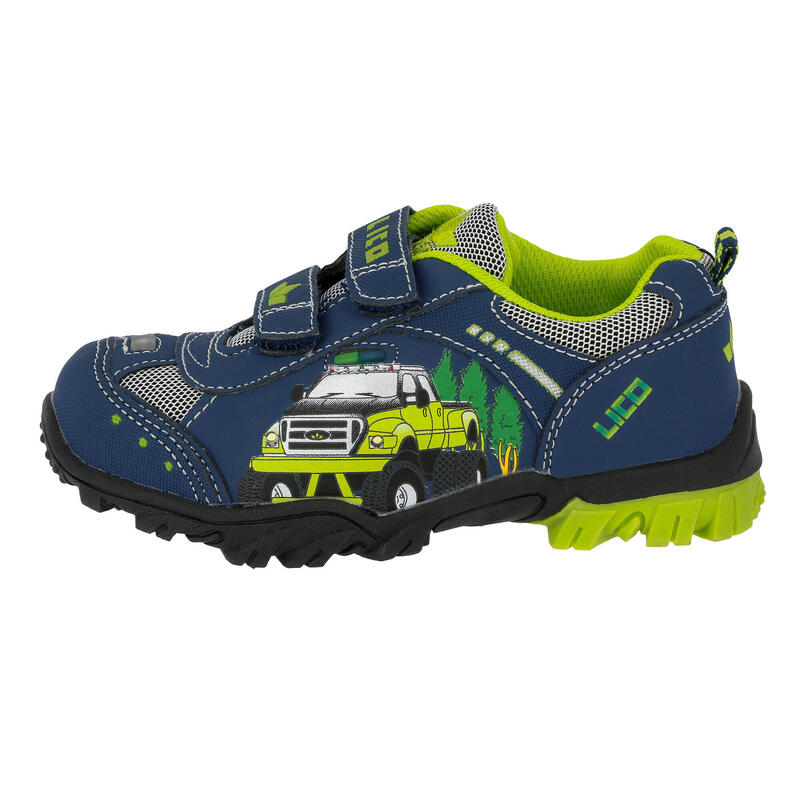 Freitzeitschuh blau Jungen Freizeitschuh Monstertruck V Blinky