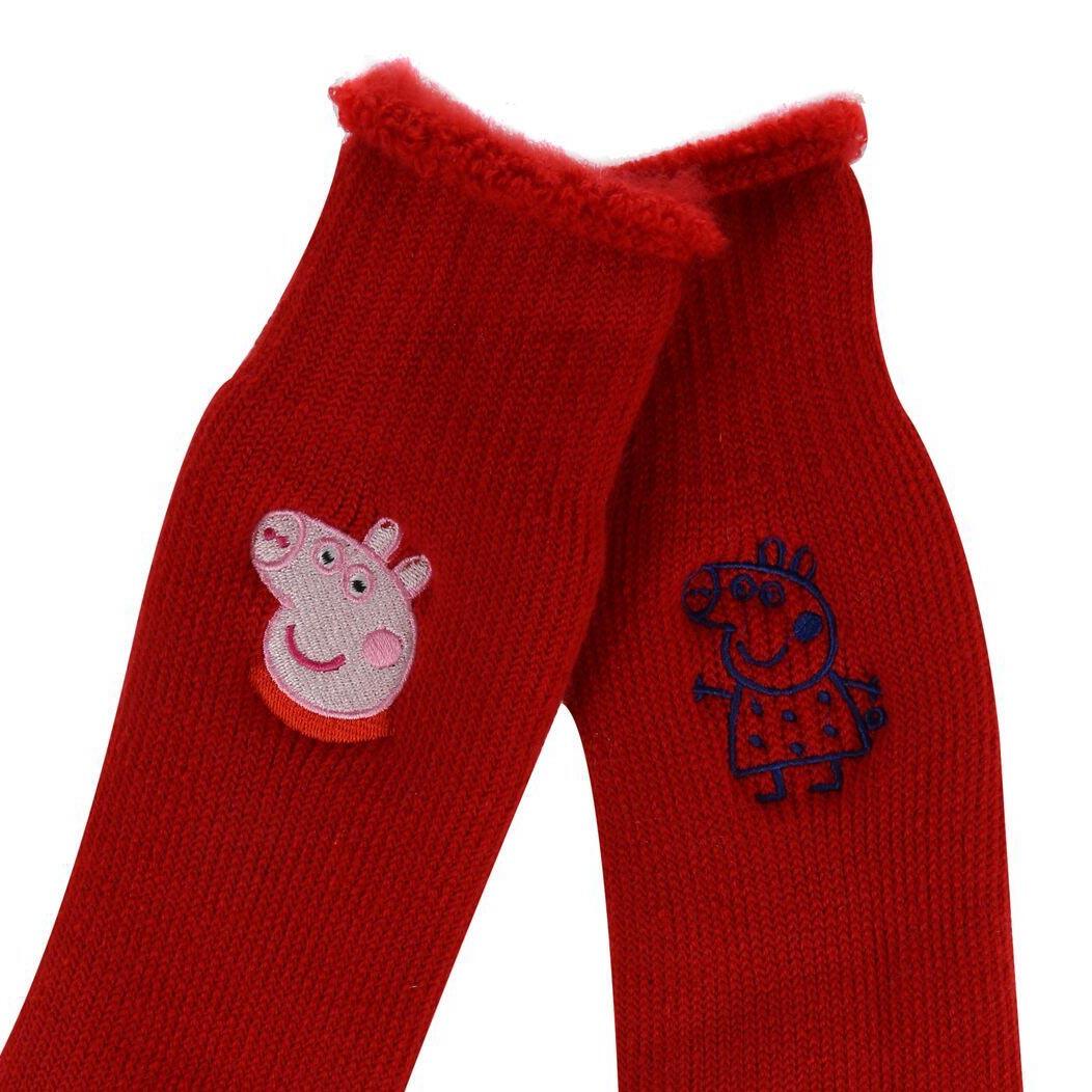 Childrens/Kids Peppa Pig Boot Socks (Pack of 2) (Red) 2/3