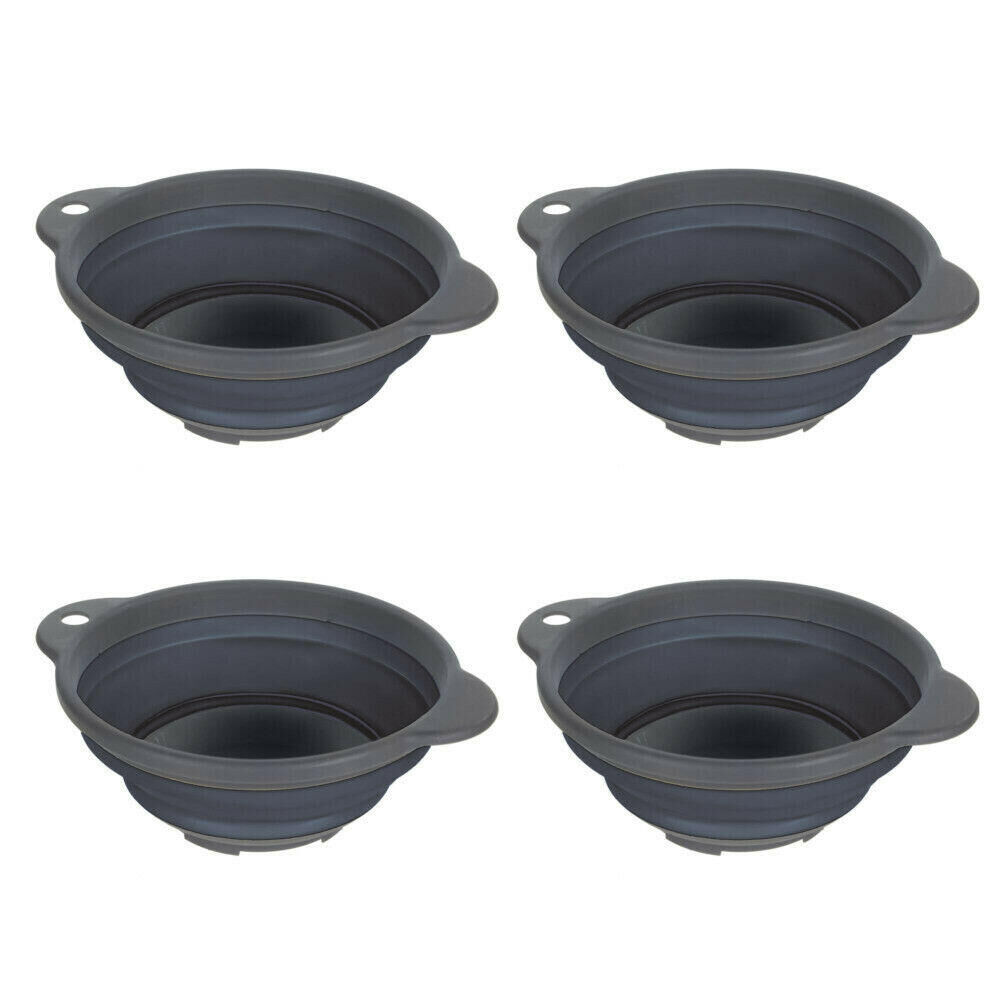 REGATTA Folding Bowl (Set Of 4) (Ebony Grey)