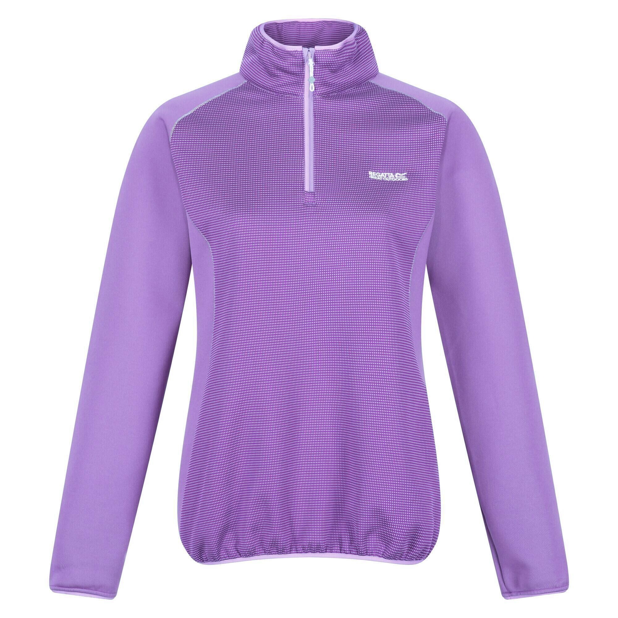 REGATTA Womens/Ladies Highton II Two Tone Half Zip Fleece (Light Amethyst)