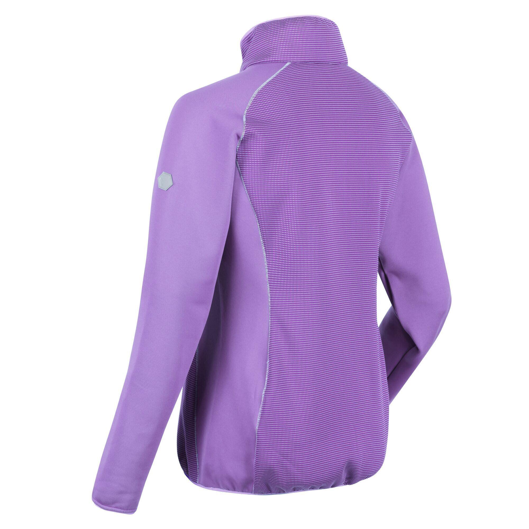 Womens/Ladies Highton II Two Tone Half Zip Fleece (Light Amethyst) 3/5