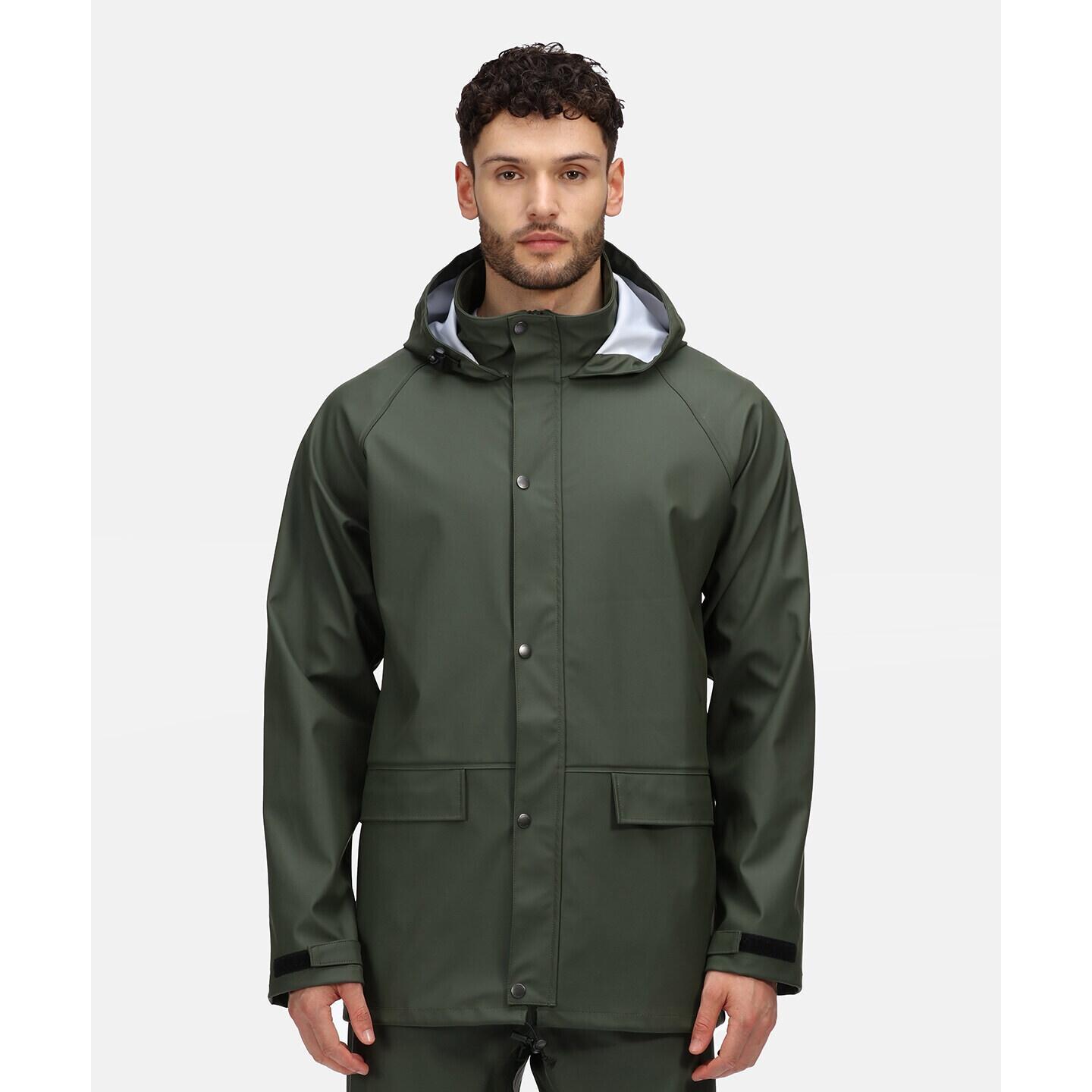 Mens Stormflex II Jacket (Olive Green) 4/5