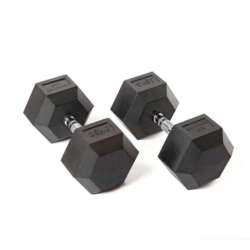 MANCUERNA HEXAGONAL DUMBBELL DE 35 KG