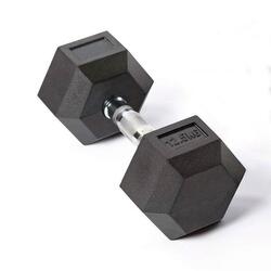 MANCUERNA HEXAGONAL DUMBBELL 12,5 KG (Sin logo) CROSS TRAINING