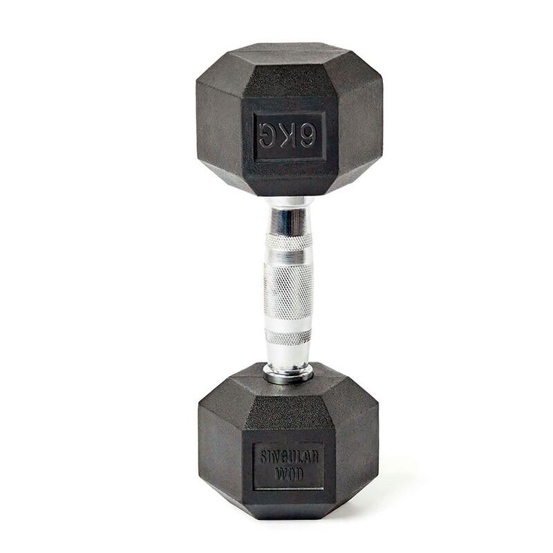 MANCUERNA HEXAGONAL DUMBBELL DE 6 KG CROSS TRAINING