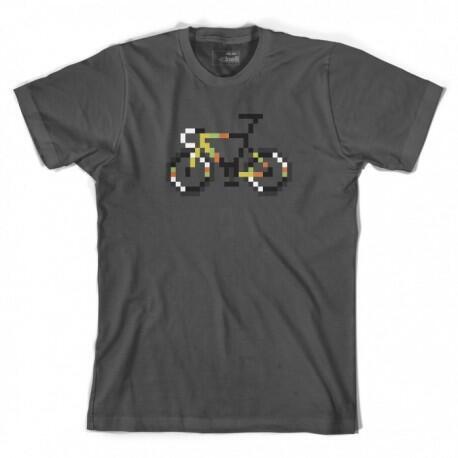 Camiseta Cinelli Pixel Bike Pardo para Hombre
