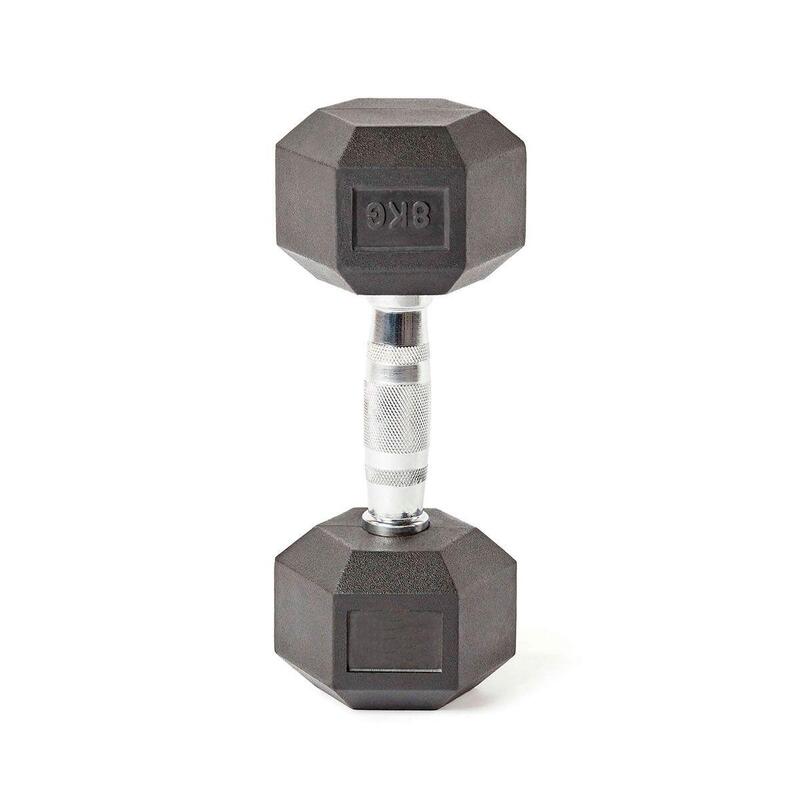 MANCUERNA HEXAGONAL DUMBBELL8 KG (Sin logo) CROSS TRAINING