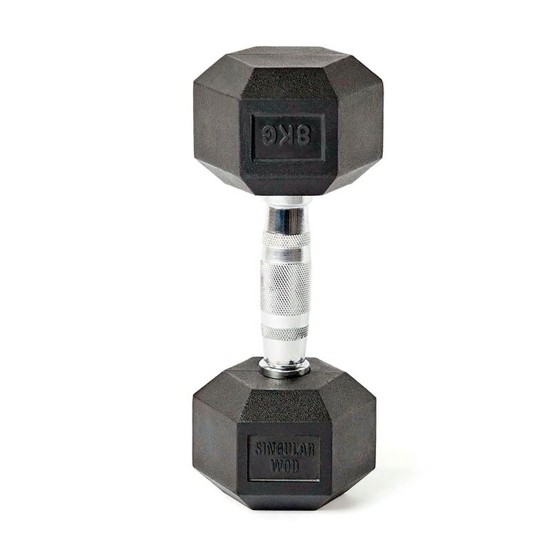 MANCUERNA HEXAGONAL DUMBBELL DE 8 KG CROSS TRAINING