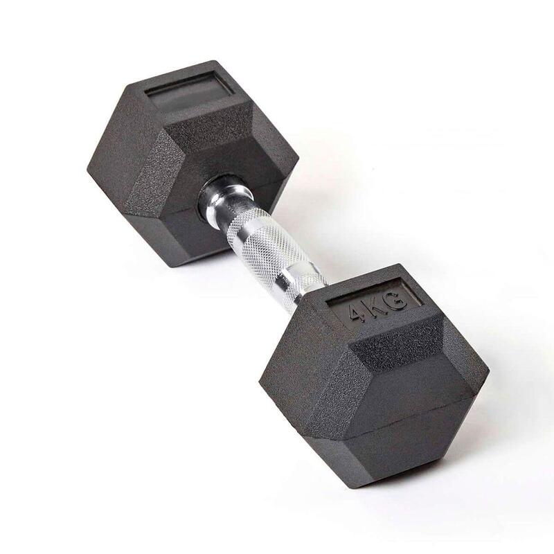 MANCUERNA HEXAGONAL DUMBBELL 4 KG (Sin logo)