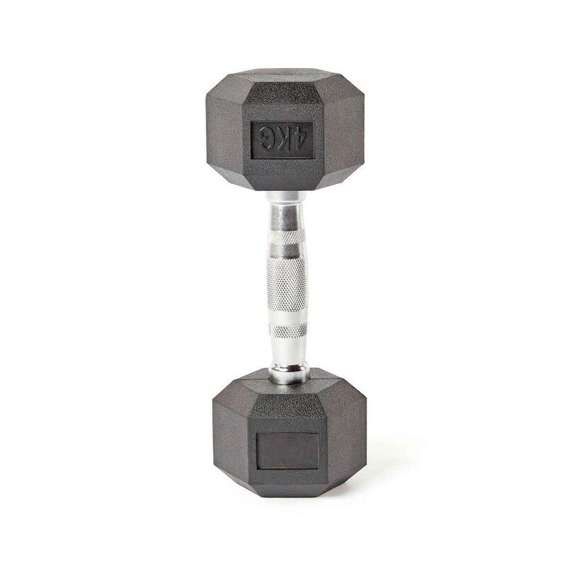 MANCUERNA HEXAGONAL DUMBBELL 4 KG (Sin logo)