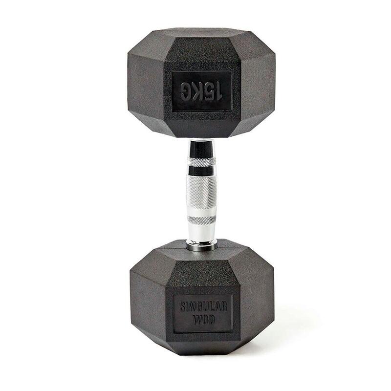 MANCUERNA HEXAGONAL DUMBBELL DE 15 KG