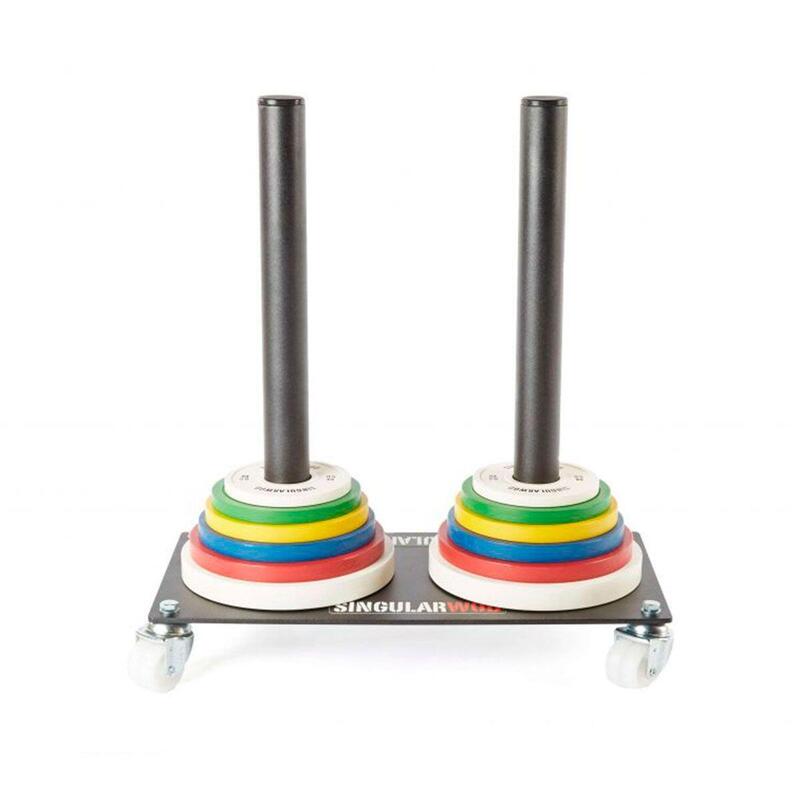 Yaheetech Soporte para Discos de Pesas 28mm Soporte Pesas y Mancuernas  Soporte de Barras para Barra Olímpica Ajustable Árbol de Disco de Peso  Gimnasio,Capacidad de 400 kg