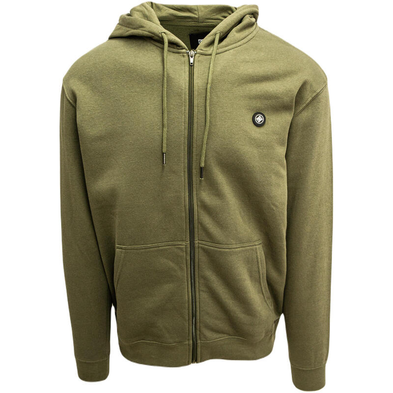 Capucha DC Shoes Riot Zip Up, Verde, Hombres