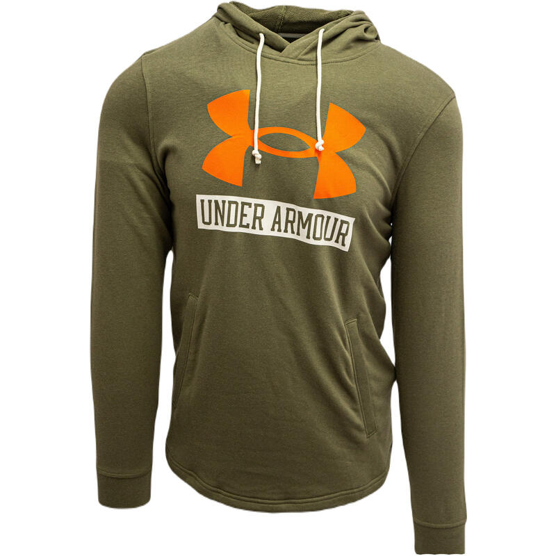 Hoodie Under Armour UA Rival Terry Logo, Verde, Homens