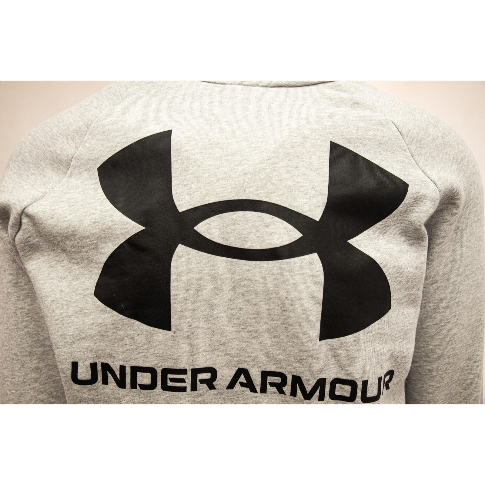 Under Armour Rival - Sudadera ajustada de vellón con capucha, para hombre