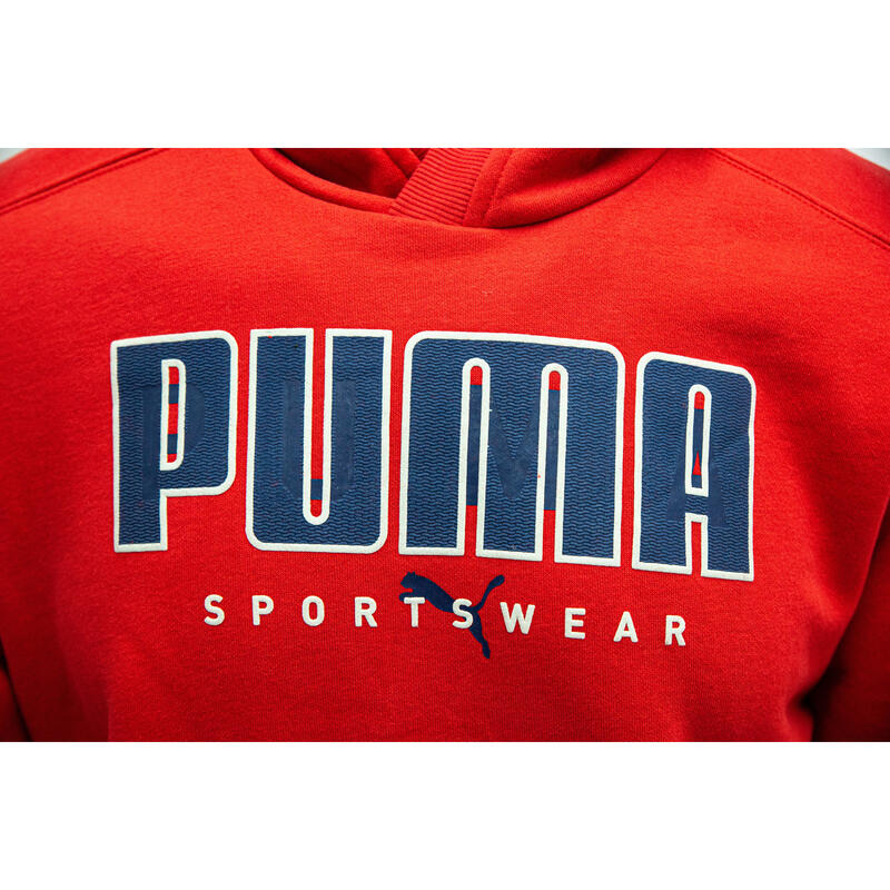 Hoodie Puma Athletics FL, Vermelho, Homens