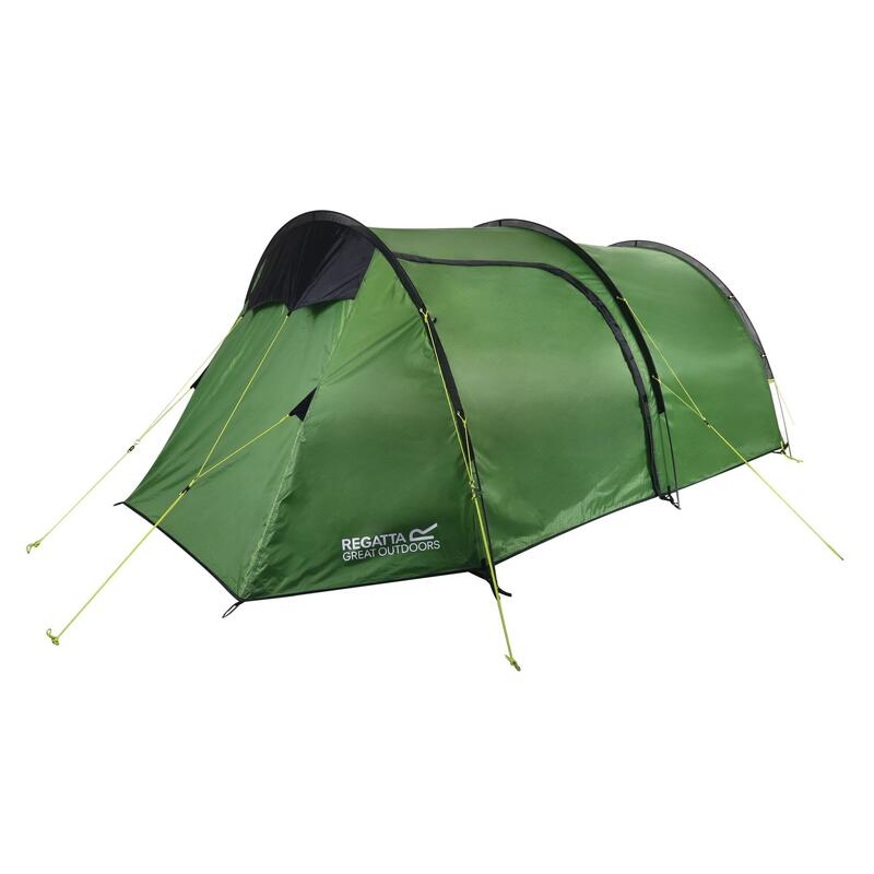 Montegra Tente tunnel de camping pour 4 adultes - Vert