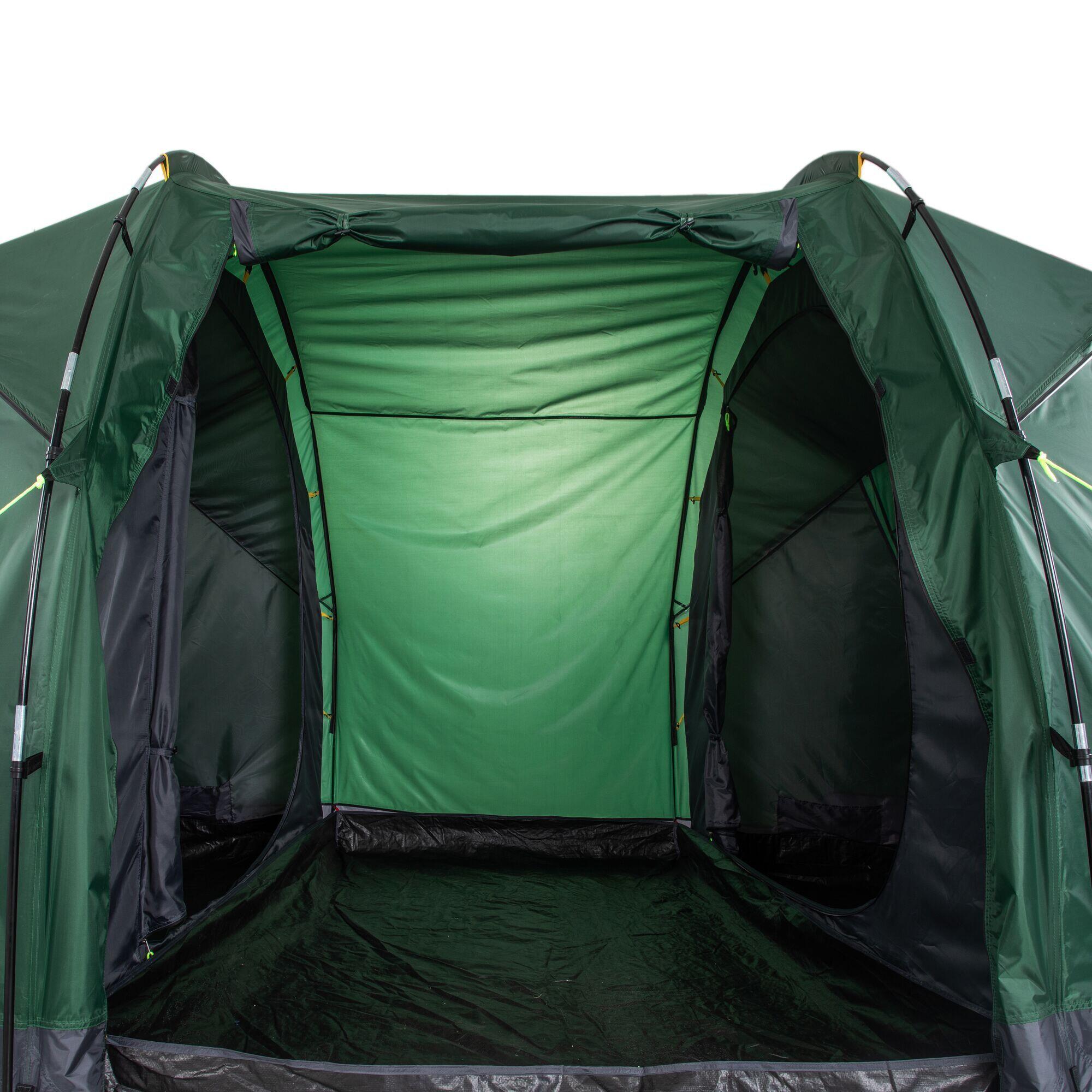 Kivu 4-Man Vis-A-Vis Adults' Camping Tent - Green Pasture 4/5
