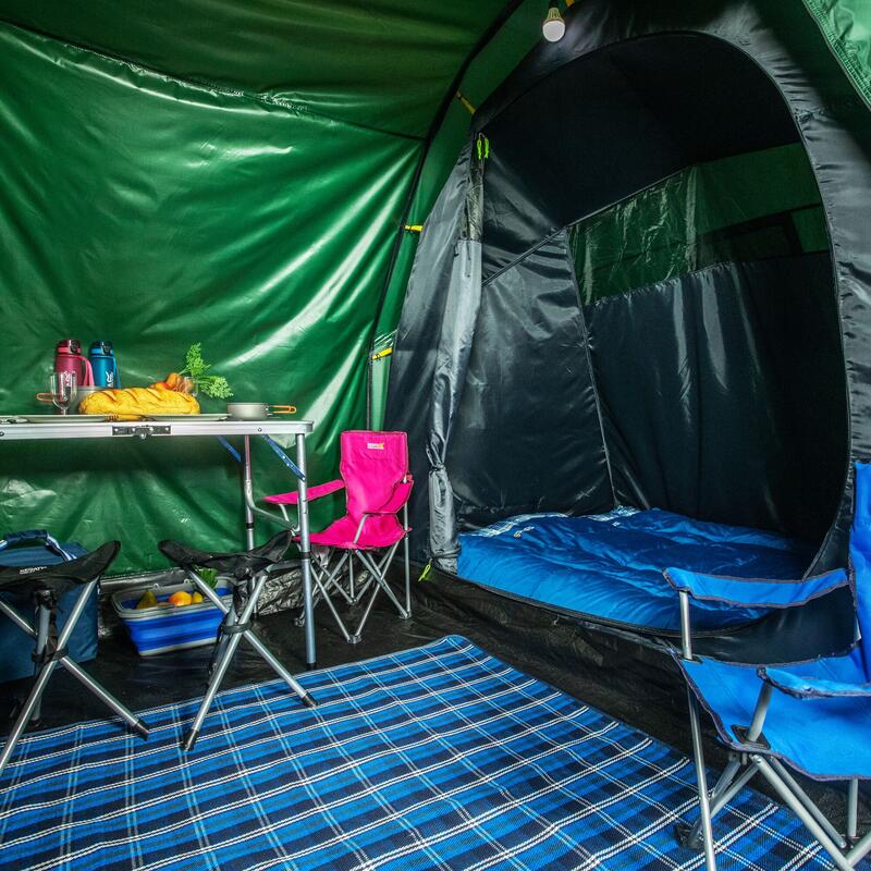 Kivu Tente de camping pour 4 adultes - Vert