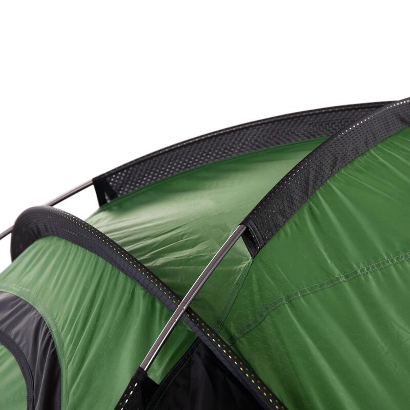 Montegra Camping Kuppelzelt für 3 Erwachsene - Mittelgrün