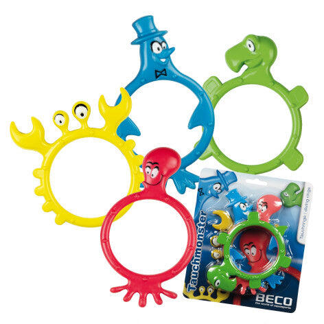 Beco Monster Dive Rings 4 pack 1/1