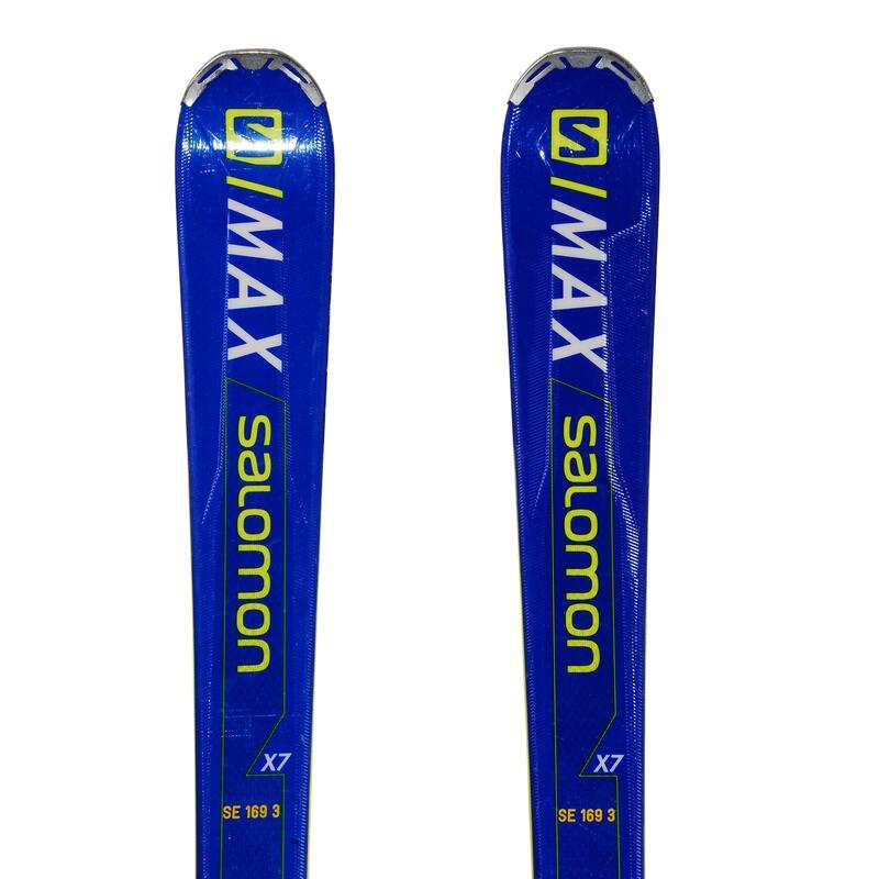 RECONDITIONNE - Ski Salomon S Max X7 + Fixations - BON