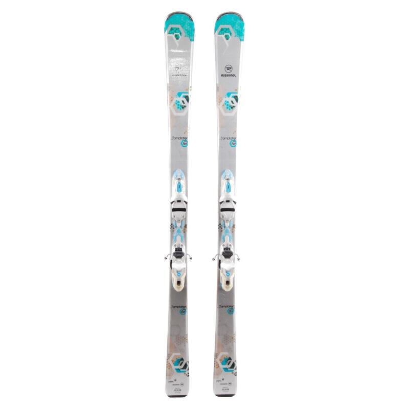 TWEEDEHANDS - Gebruikte Ski Rossignol Temptation 80 + Bindingen - GOEDE