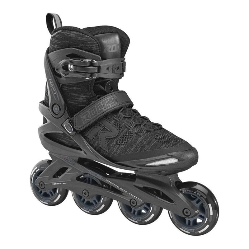 Roces Weft Thread 84 Patins à roues alignées unisexe noir