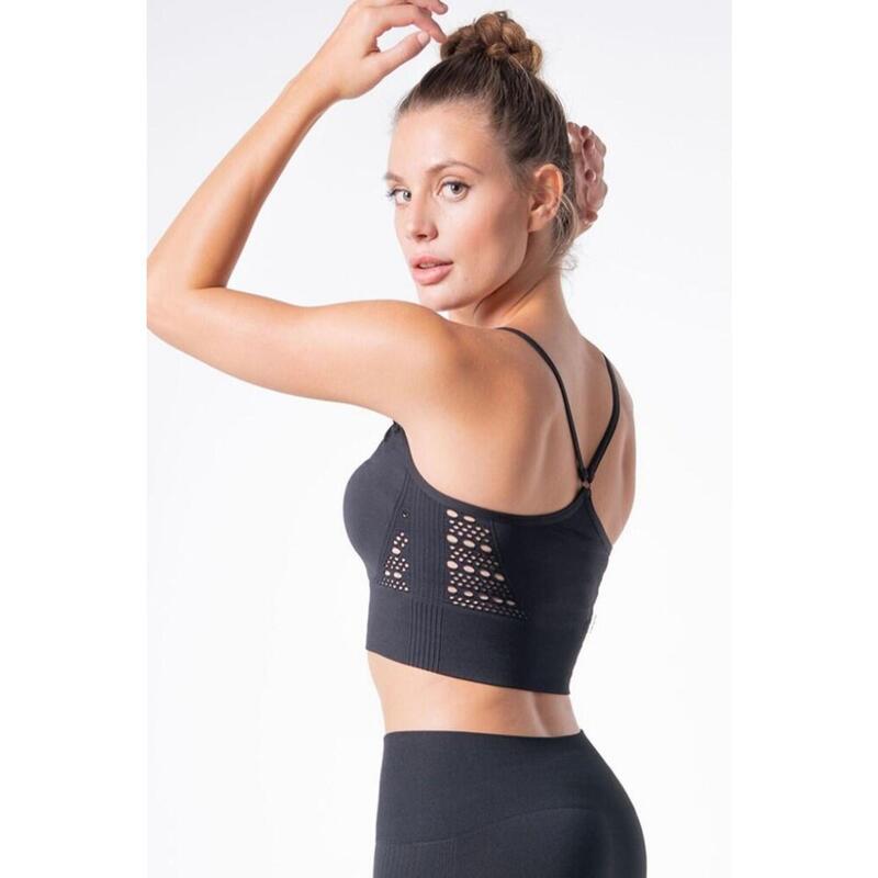 Compressie naadloze 3D compressie crop top Bali