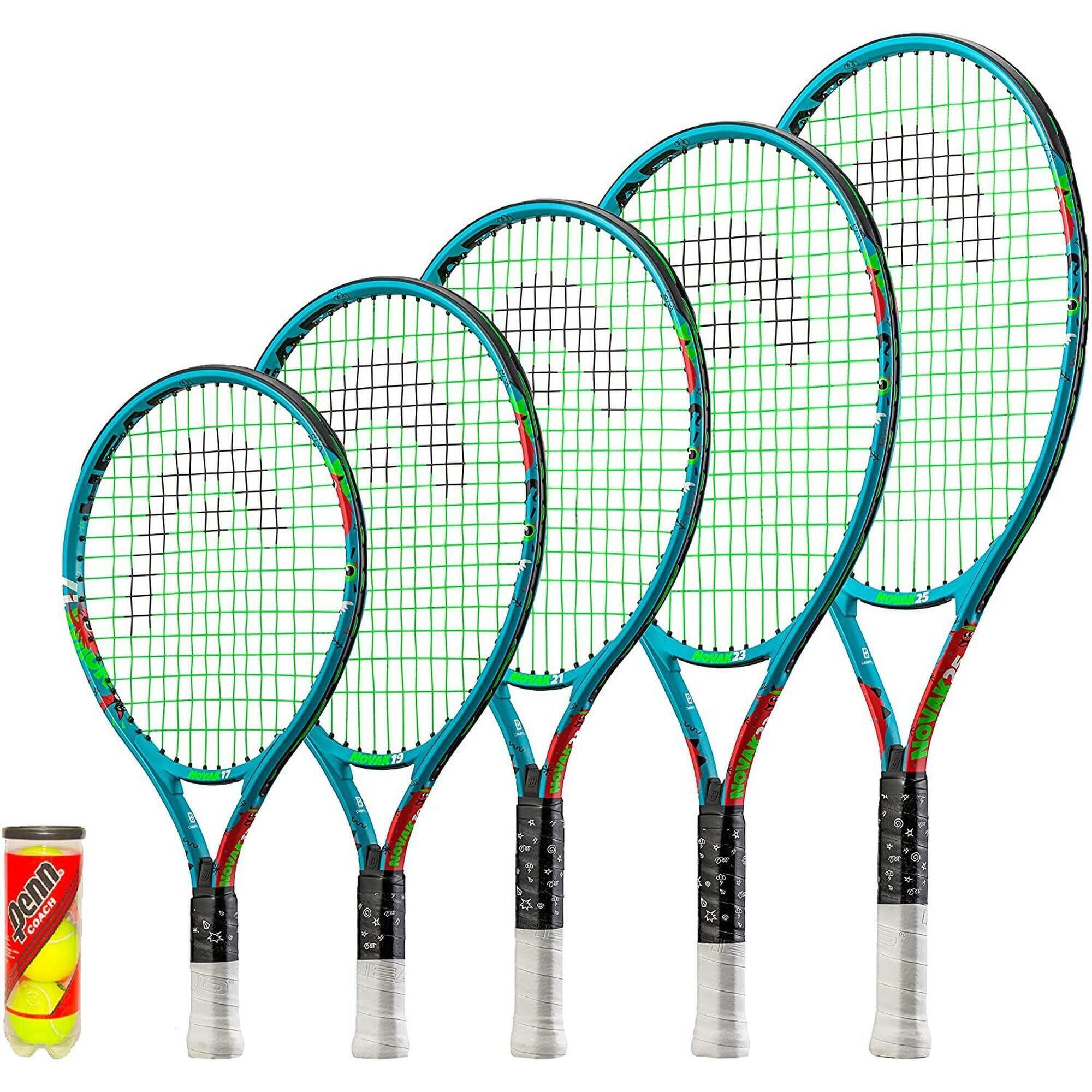 HEAD HEAD Novak Junior Tennis Racket, inc Protective Cover & 3 Tennis Balls