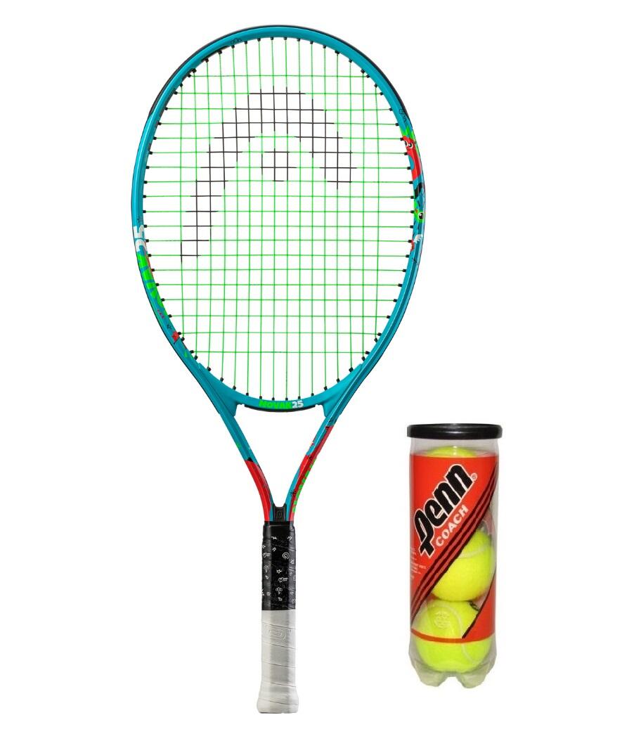 HEAD Novak Junior Tennis Racket, inc Protective Cover & 3 Tennis Balls 2/2