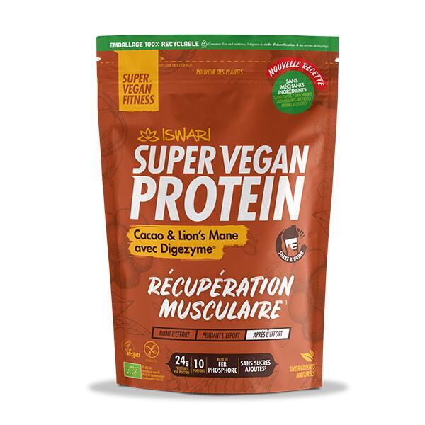 Super Vegan Protein Chocolat & Hydne hérisson avec Digezyme®