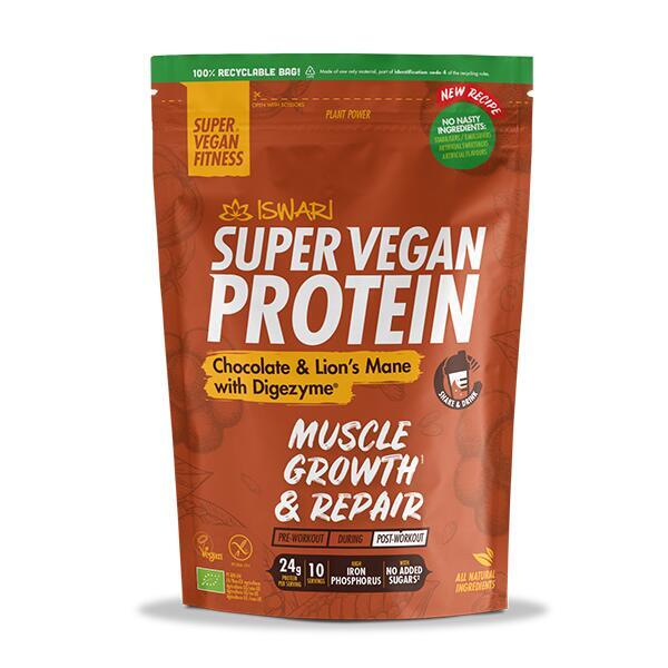 Super Vegan Protein Chocolate & Lion’s Mane com Digezyme®