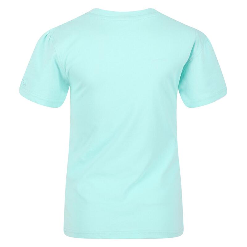 Kinderen/Kinderen Bosley V Sunset Tshirt (Aruba Blauw)