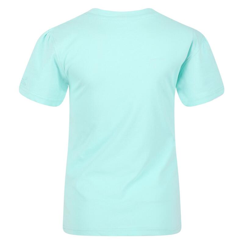 T-Shirt Pôr do Sol Bosley V Criança Azul Aruba