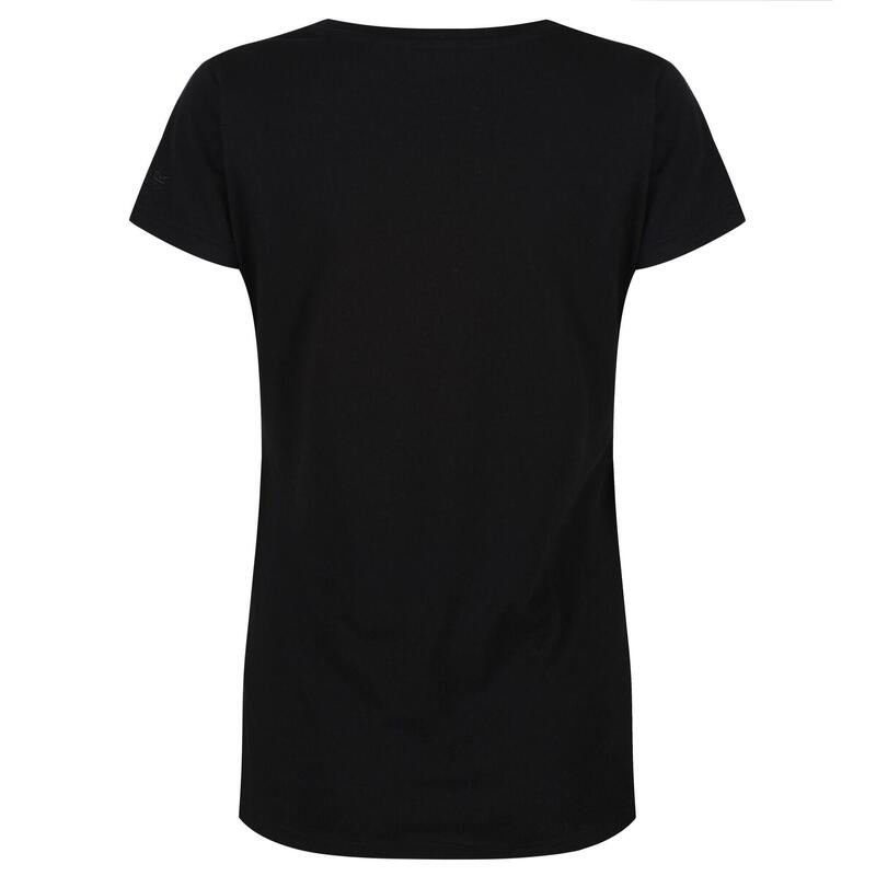 T-Shirt Carlie Mulher Preto