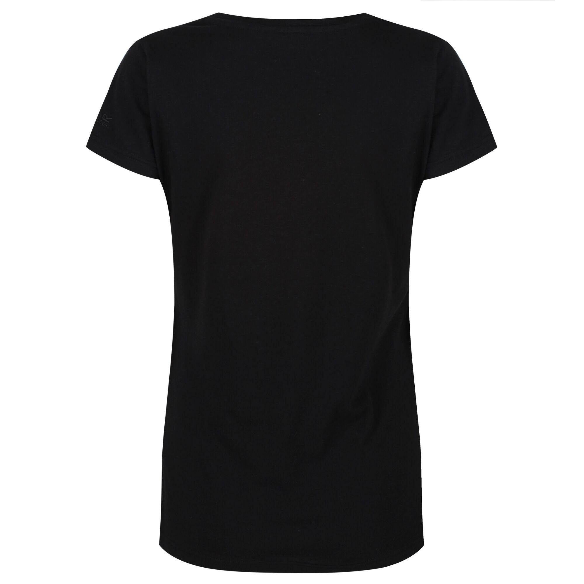 CARLIE Women's short-sleeved T-shirt (Black)