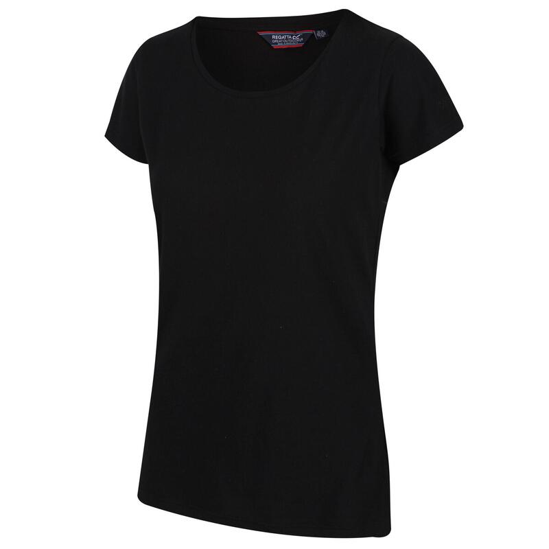 T-Shirt Carlie Mulher Preto