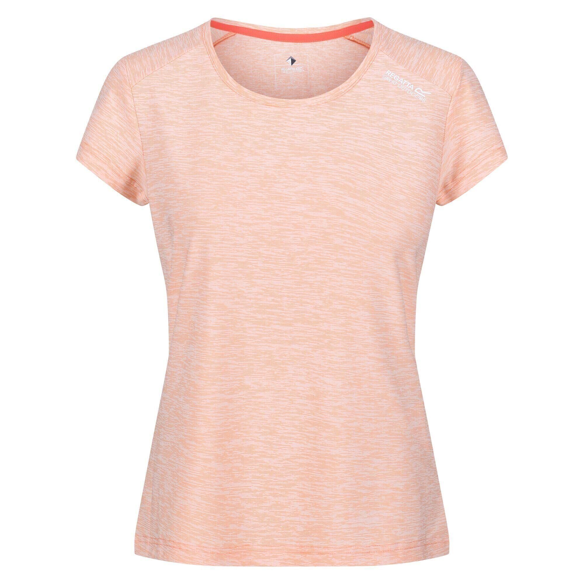 REGATTA Womens/Ladies Limonite V TShirt (Papaya)