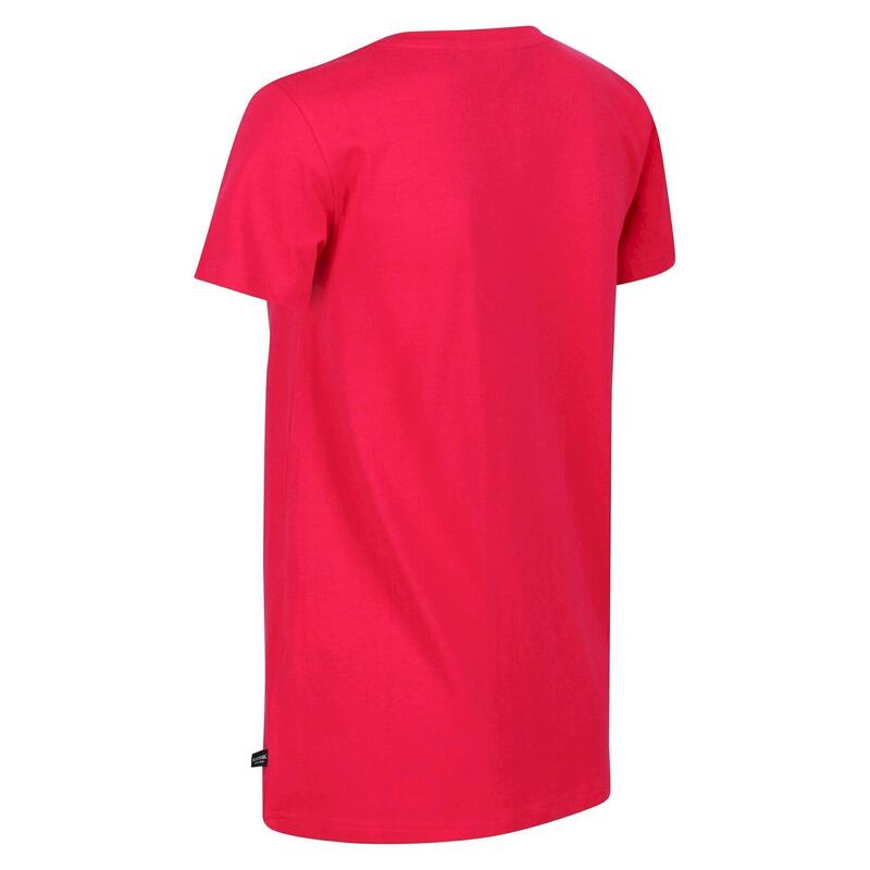 Dames Filandra VI Boom Tshirt (Roze Fushion)