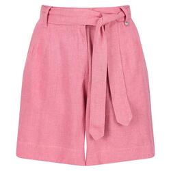 Dames Sabela Paper Bag Shorts (Heather Rose)